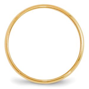 Mens Gold Classics(tm) 10kt. Yellow Gold Half Round Wedding Band alternate view