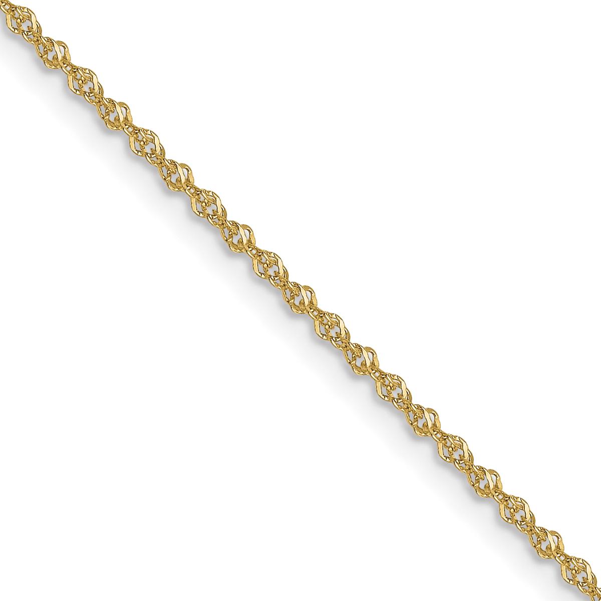 Gold Classics(tm) 10kt. 18in. Sparkle Chain Necklace