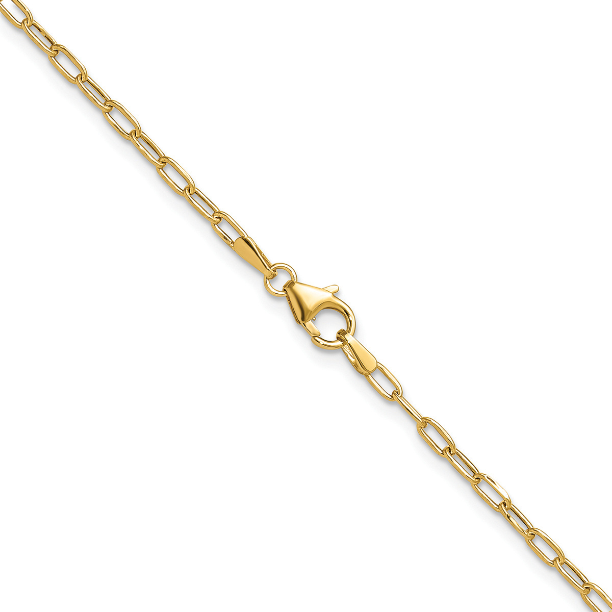 Gold Classics(tm) 14kt. Yellow Gold Beveled 18in. Chain Necklace