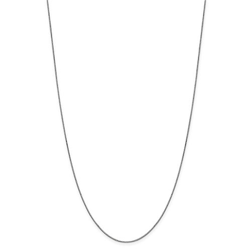 Gold Classics(tm) 14kt. White Gold 20in. Box Necklace