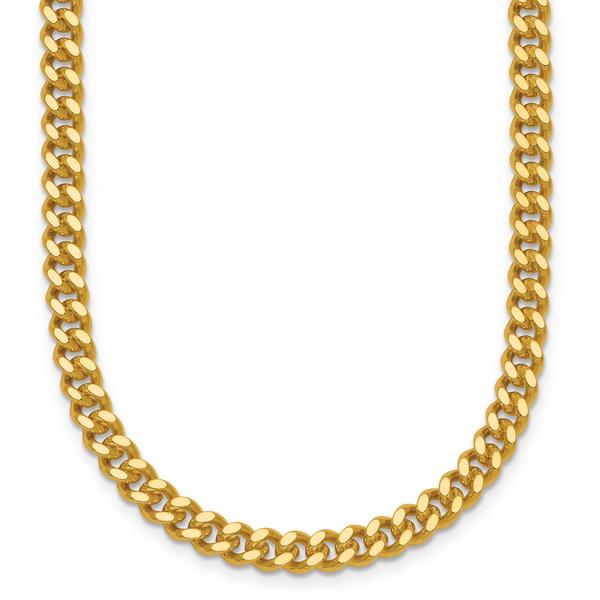 Gold Classics(tm) Gold Plated Sterling Silver Curb Chain Necklace