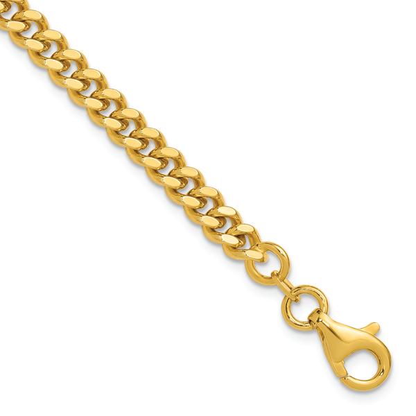 Gold Classics(tm) Gold Plated Sterling Silver Curb Chain Bracelet