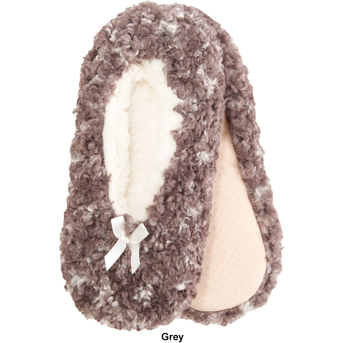 Womens Fuzzy Babba Super Poodle Slippers