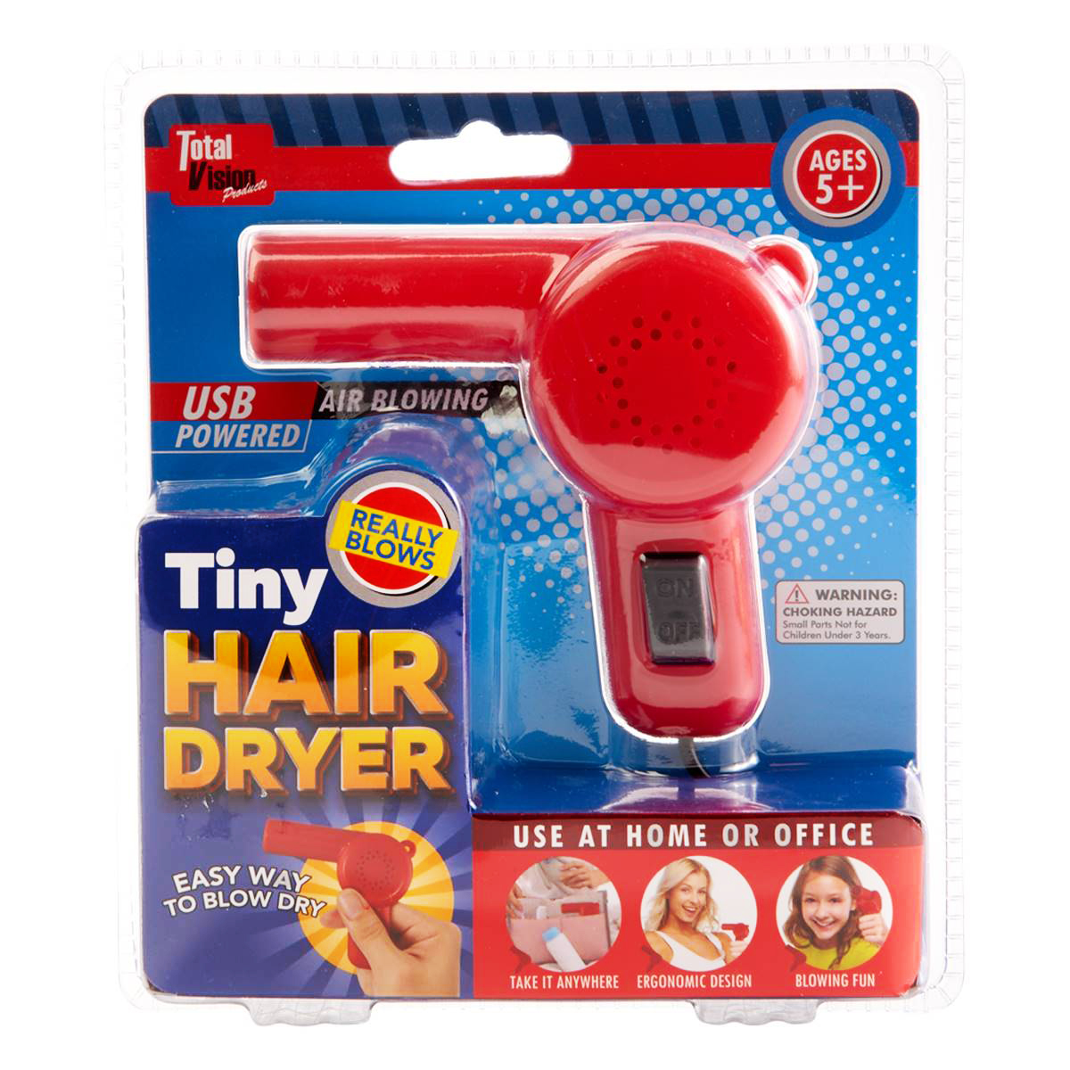 Tiny Hair Dryer With USB