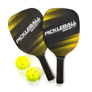 2pk. Pickleball Paddles & Ball