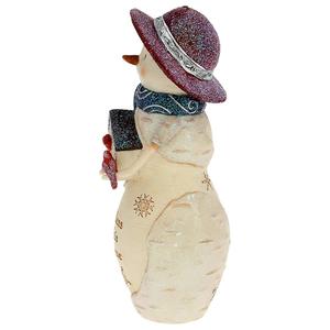Pavilion 6.5in. Bless This Home Snowman with Birdhouse alternate view