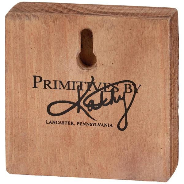 Primitives By Kathy Snow Woman Block Sign alternate view
