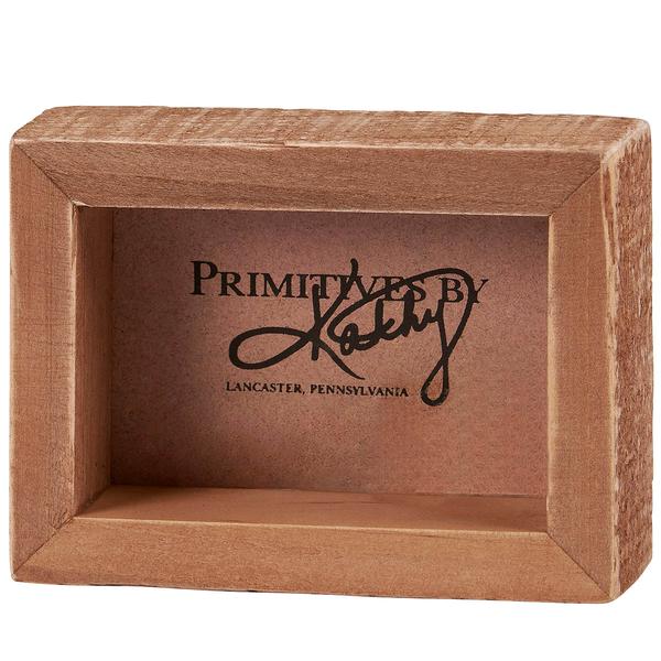 Primitives By Kathy Mini Santa Beware of Cat Attack Box Sign alternate view