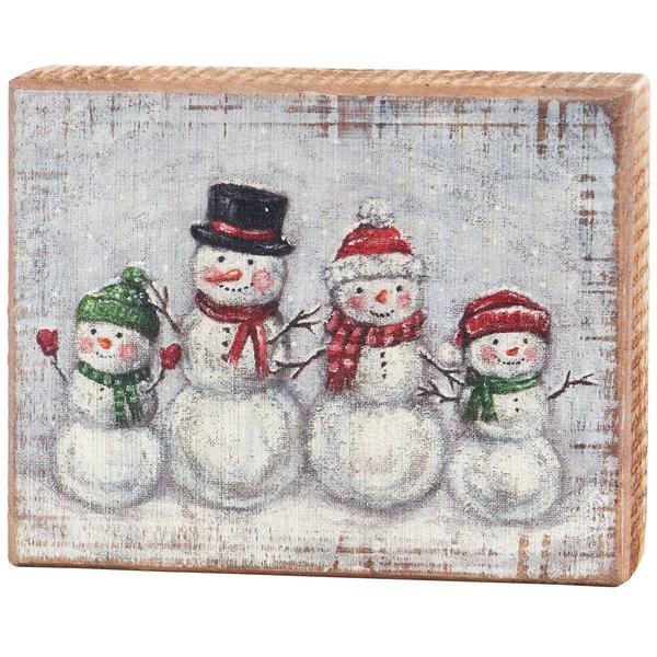 Primitives By Kathy Snow Family Block Sign