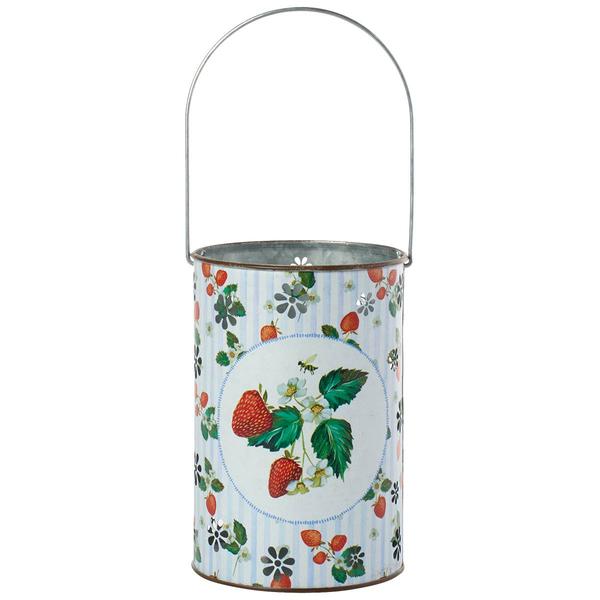 Primitives By Kathy Strawberries Decorative Lantern