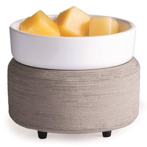 Candle Warmers Etc. Bronze Geometric 2-in-1 Wax Warmer