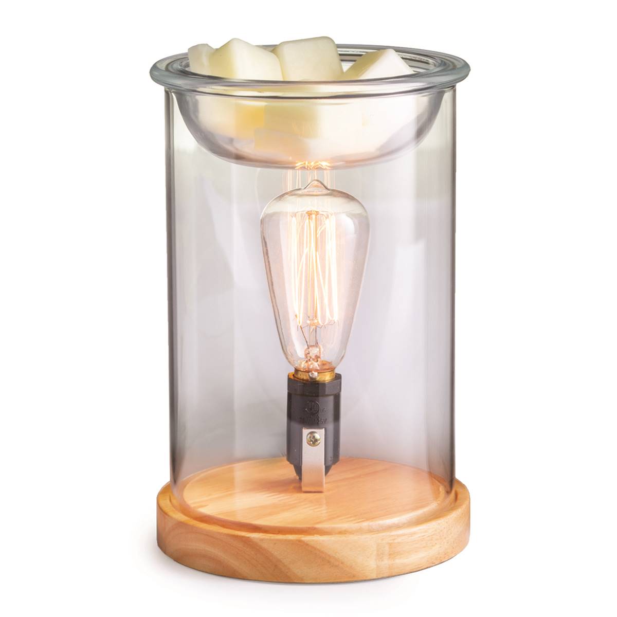 Candle Warmers Etc. Glass Vintage Bulb Wax Warmer