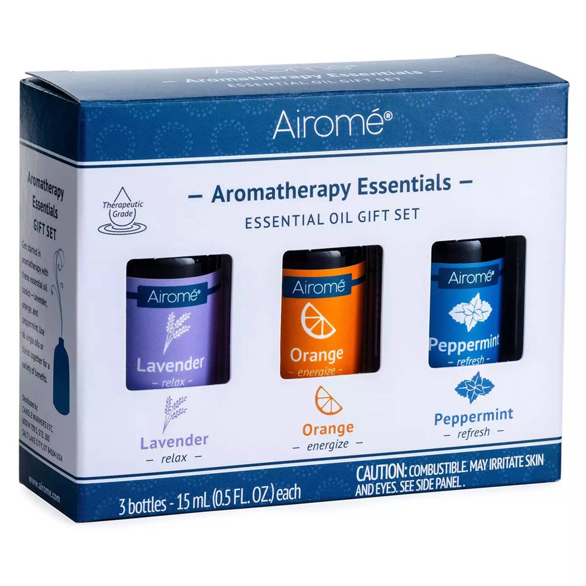 Airome 3pk. Aromatherapy Essentials Oil Set