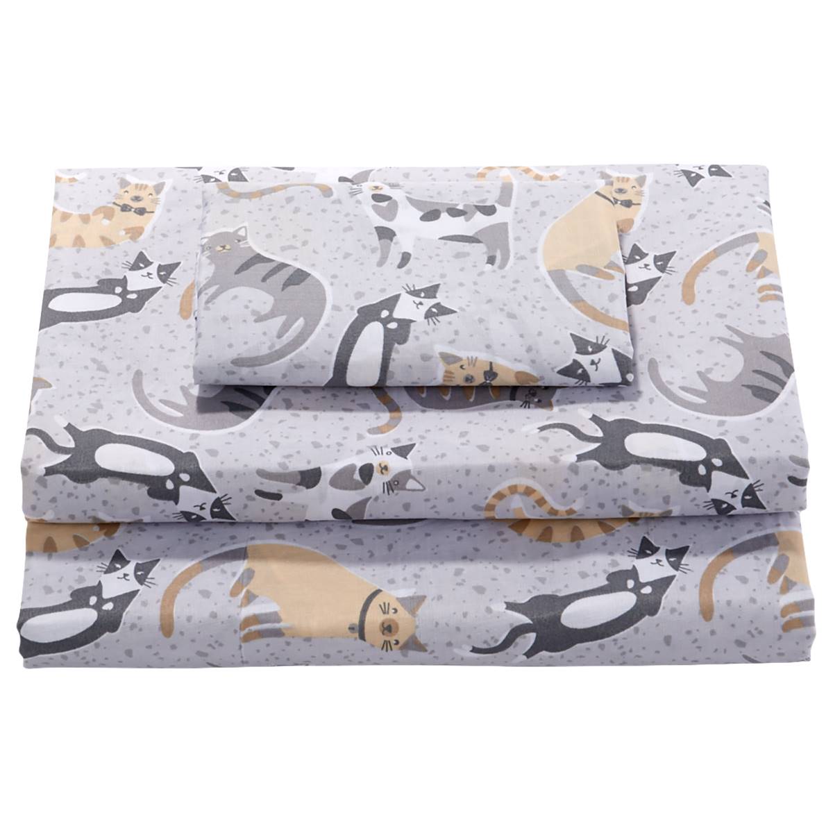 Ashley Cooper(tm) Cute Cats Percale Sheet Set