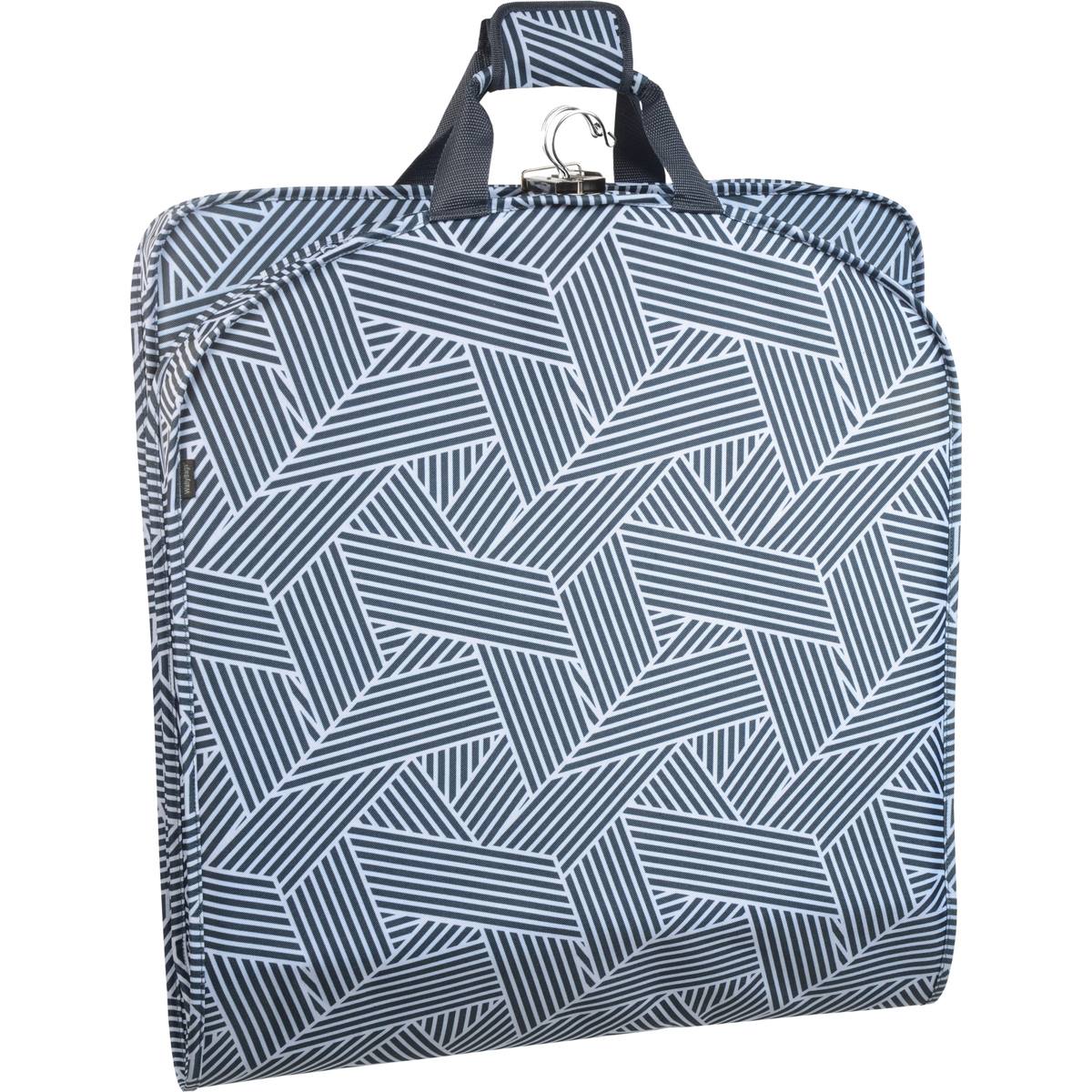 WallyBags(R) 52in. Deluxe Travel Crossroads Pattern Garment Bag