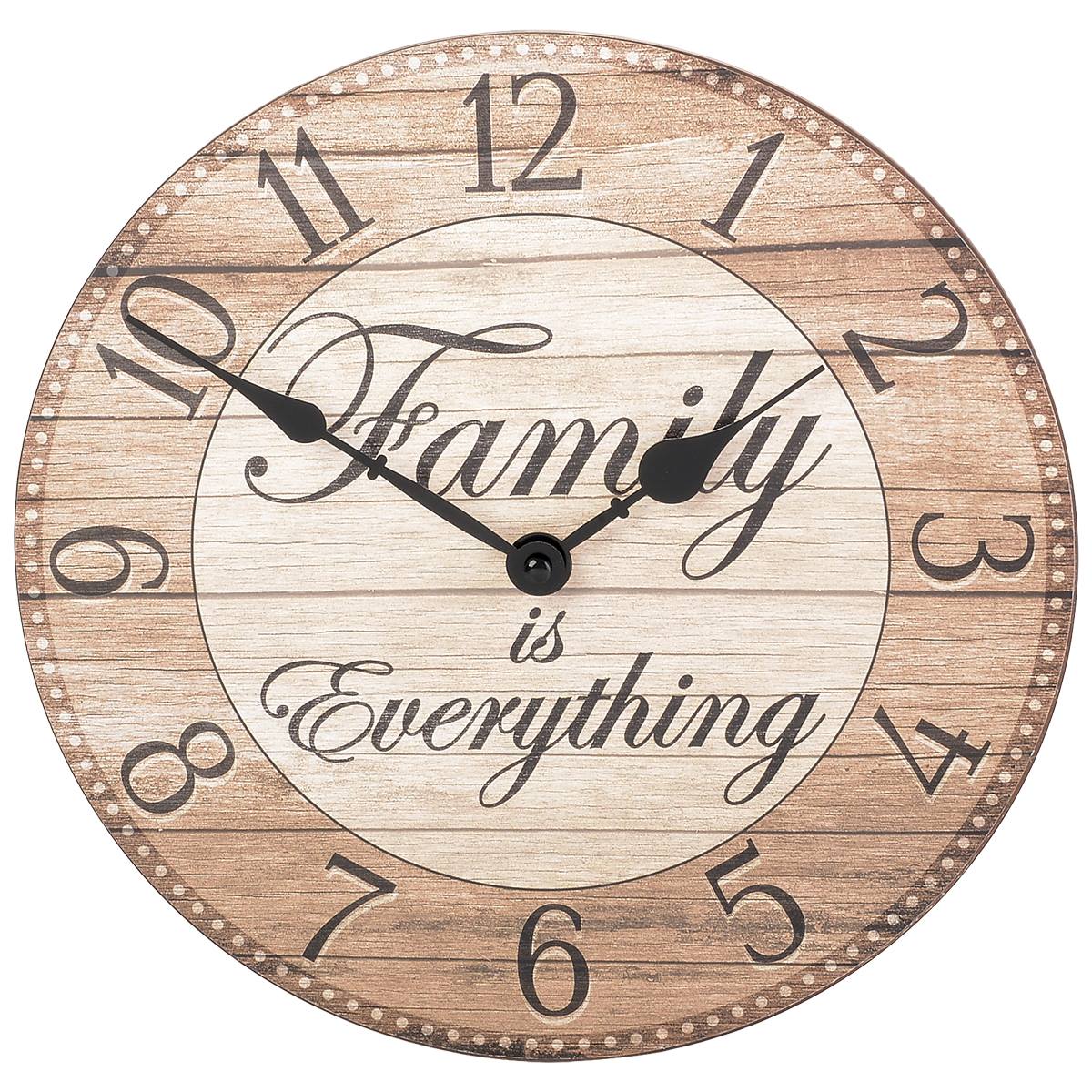 Westclox Family Is Everything Wall Clock