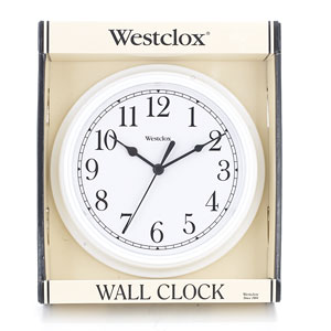 Westclox Simplicity Round Wall Clock