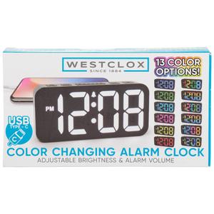 Westclox Digital Alarm Clock with USB