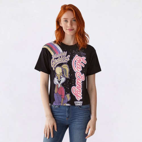 Juniors Southpole Lola Bunny Boyfriend Tee alternate view