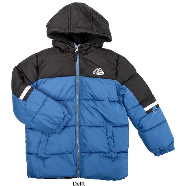 Boys (4-7) iXtreme(R) Color Block Puffer Coat alternate view
