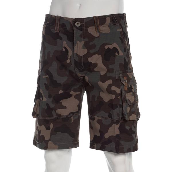 Mens Bass Creek Outfitters(R) Camo Stretch Ripstop Cargo Shorts alternate view