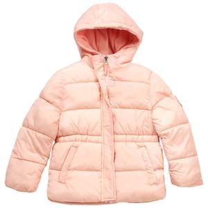 Girls (4-6x) Pink Platinum(R) Modern Solid Puffer Coat