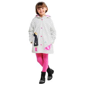 Girls (4-6x) Pink Platinum(R) Polka Dot Little Girl Rain Jacket