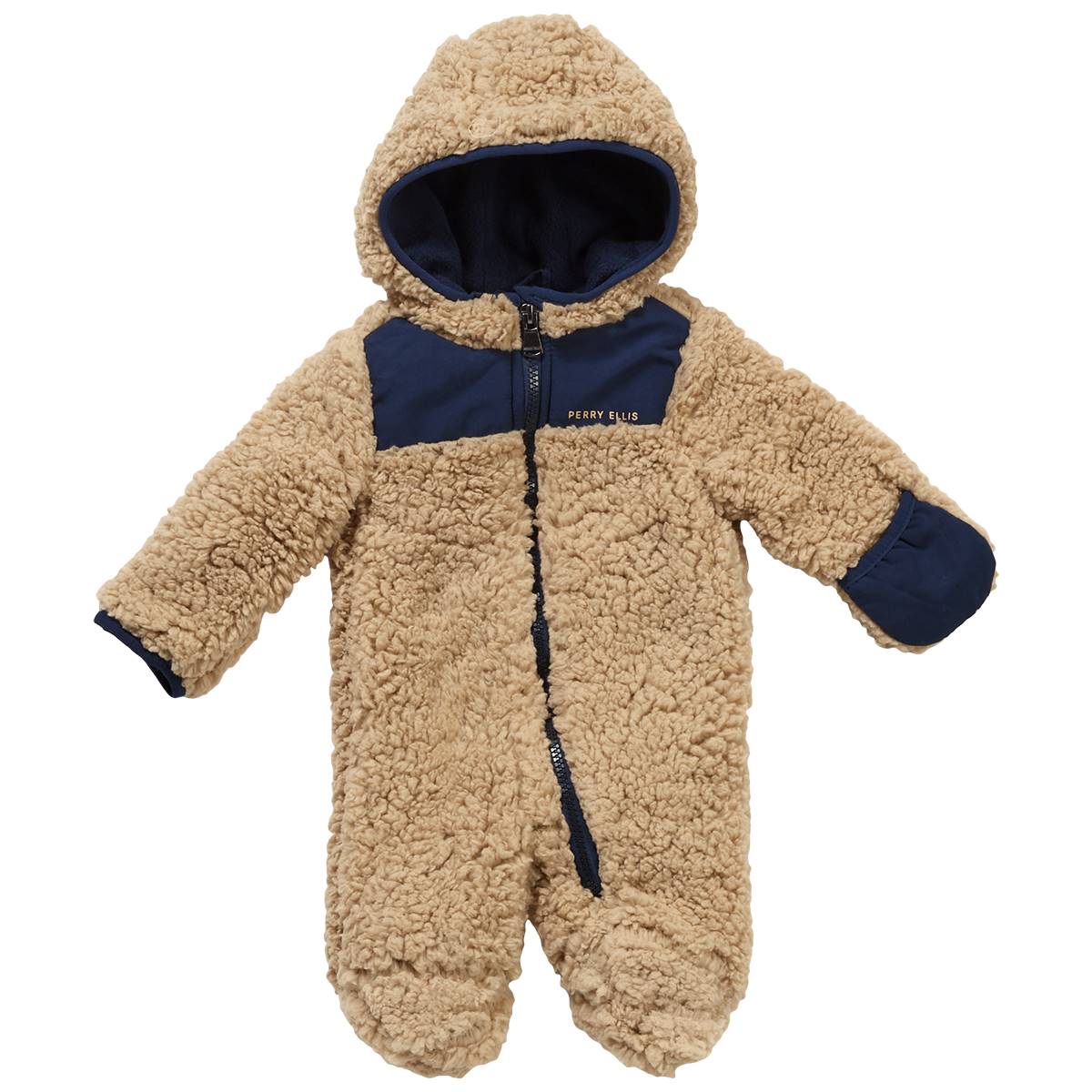 Baby Unisex (NB-9M) Perry Ellis Sherpa Fleece Pram