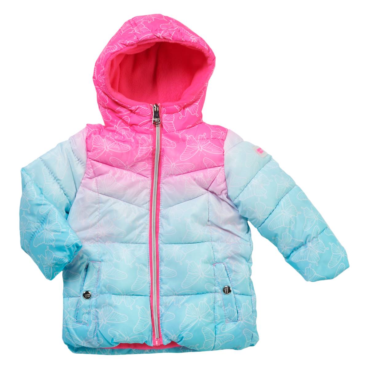 Toddler Girl Limited Too Butterfly Ombre Puffer Jacket