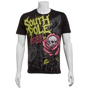 Young Mens SOUTHPOLE(R) Rhinestones Chaos Rose Tee