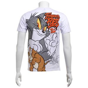 Young Mens SOUTHPOLE(R) Tom & Jerry Tee - White/Orange alternate view