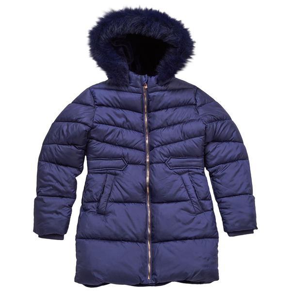 Girls (7-16) Kensie Girl Faux Fur Lined Expedition Puffer Coat