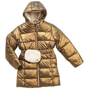 Girls (7-16) Kensie Girl Faux Fur Lined Puffer Coat with Belt Bag alternate view