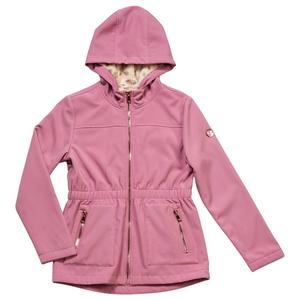 Girls (7-16) Kensie Girl Solid Faux Fur Lined Softshell Jacket