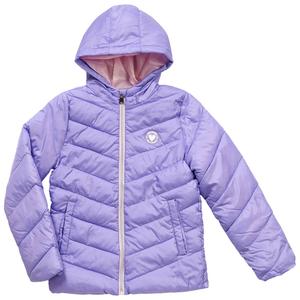 Girls (7-16) Pink Platinum(R) Solid Packable Jacket alternate view