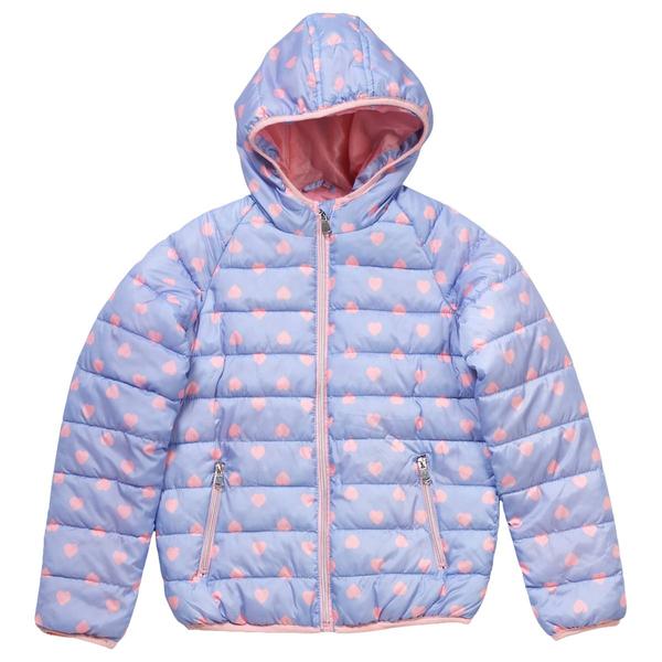 Girls (7-16) Pink Platinum(R) Hearts Packable Jacket alternate view