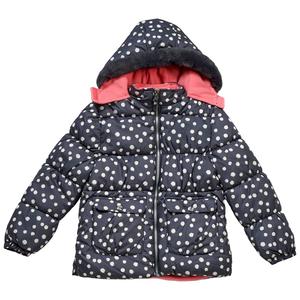 Girls (7-16) Pink Platinum(R) Dot Puffer Jacket alternate view