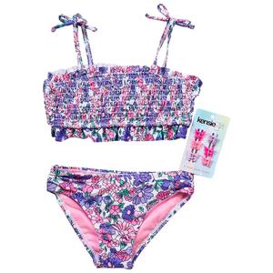 Girls (4-6x) Kensie Girl 2pc. Smocked Floral Swim Set alternate view