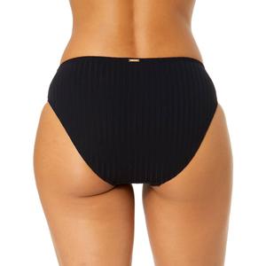 Womens Anne Cole Luna Snap Texture Mid Rise Swim Bottoms alternate view