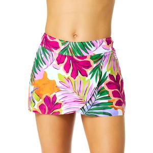 Womens Anne Cole Mod Tropical Tulip Drape Swim Skirt