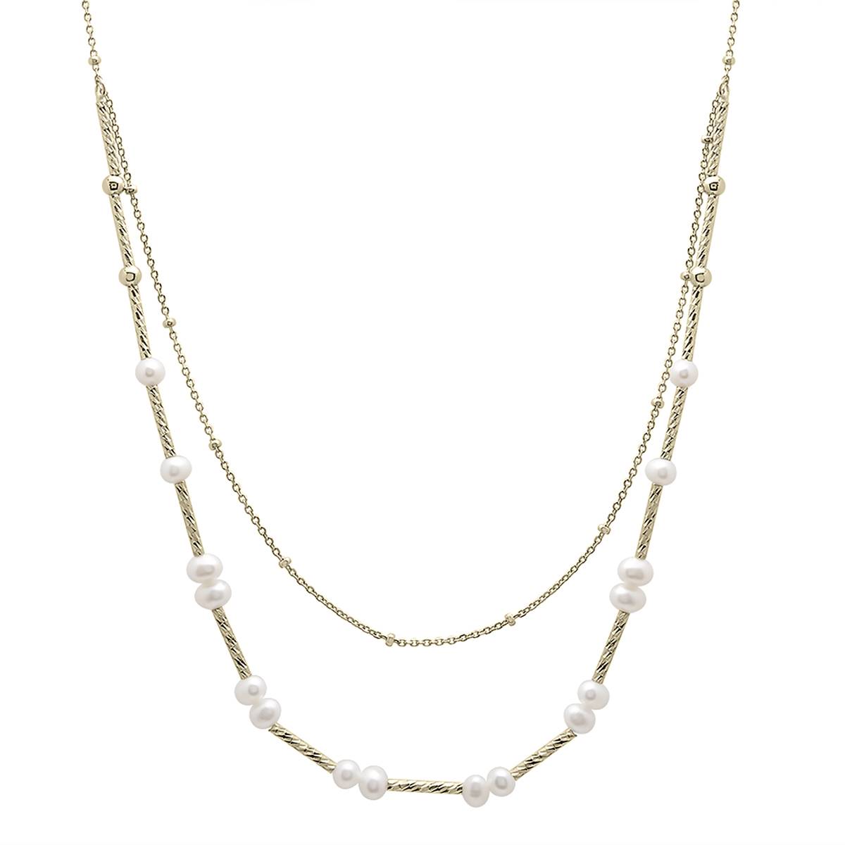 Precious Elegance(tm) Multi-Strand Pearl Necklace