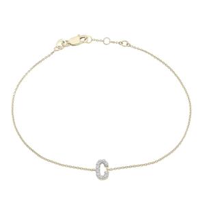 Diamond Classics(tm) 1/20ctw. Diamond Initial C Bracelet
