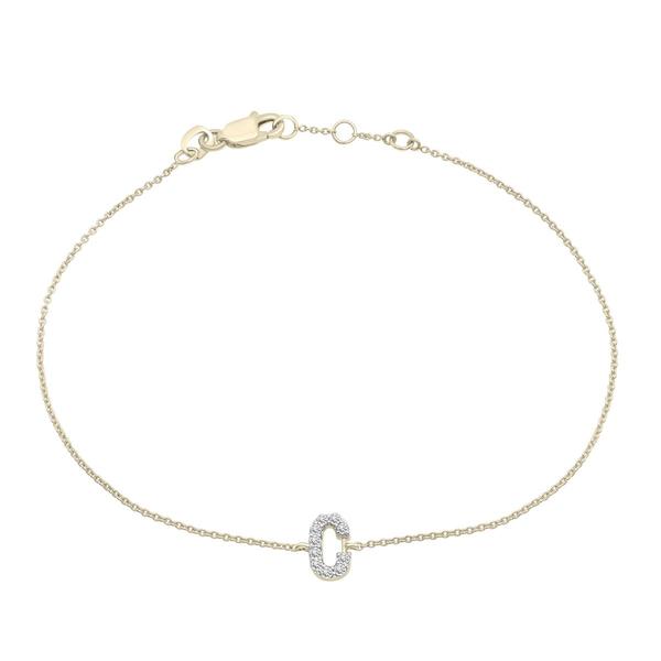 Diamond Classics(tm) 1/20ctw. Diamond Initial C Bracelet