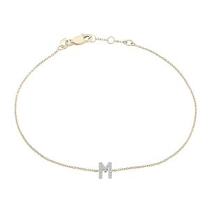 Diamond Classics(tm) 1/20ctw. Diamond Initial M Bracelet