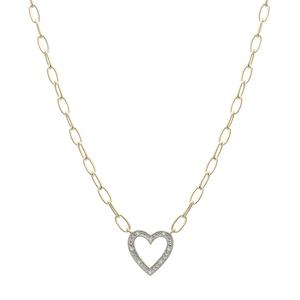 Diamond Classics(tm) 1/20ctw. Diamond Heart Necklace