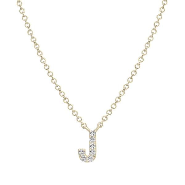Diamond Classics(tm) 1/20ctw. Diamond Initial J Necklace