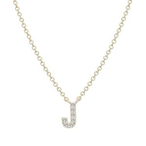 Diamond Classics(tm) 1/20ctw. Diamond Initial J Necklace