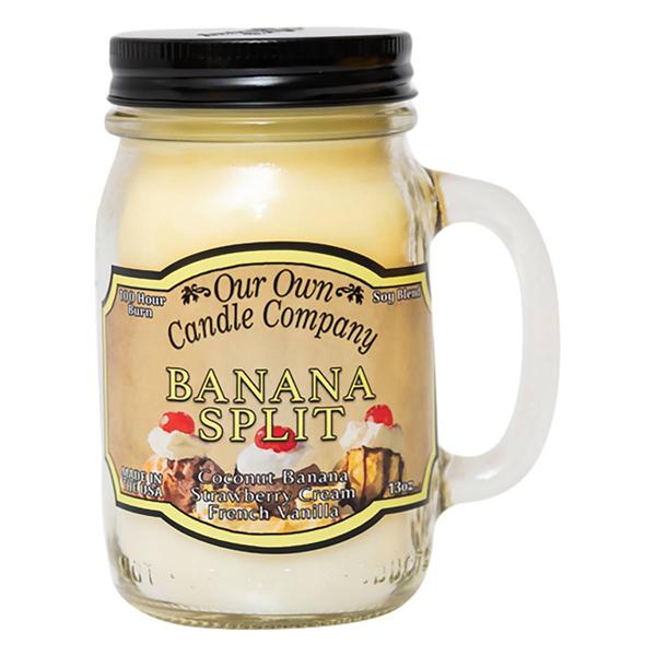 Our Own Candle Company Banana Split 13oz Jar Candle