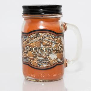 The Our Own Candle Company 13oz. Large Mason Gingerbread Vanilla