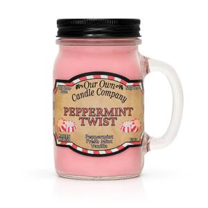 Our Own Candle Company Peppermint Twist Large Jar Candle